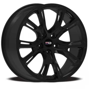 Euro Design – SRT – Black – 18″x8″ 38mm – All weather Wheels – SRT1880E3865GB